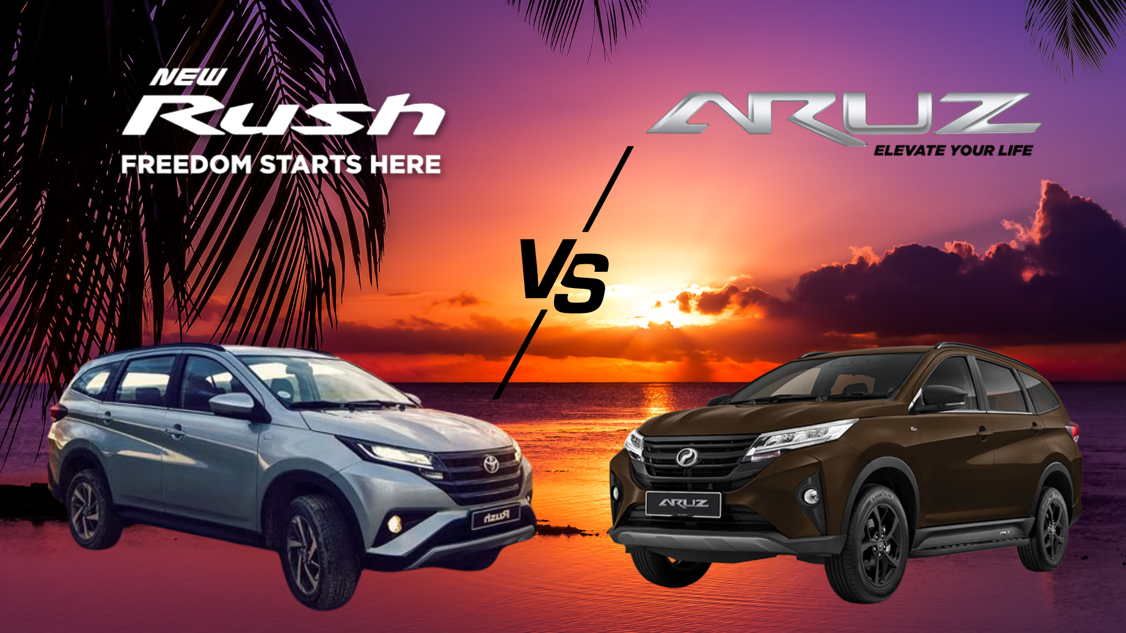 Perodua Aruz vs Toyota Rush: Mana Lebih Berbaloi?